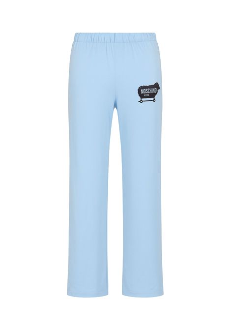 Pigiama lungo in jersey stretch con stampa Sheeps Print  Moschino Underwear Moschino | V67802 43151302